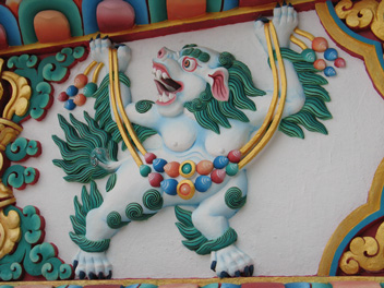 Décoration de stupa