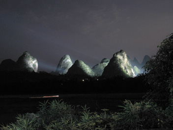Yangshuo by night