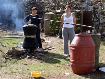 Production de Raki